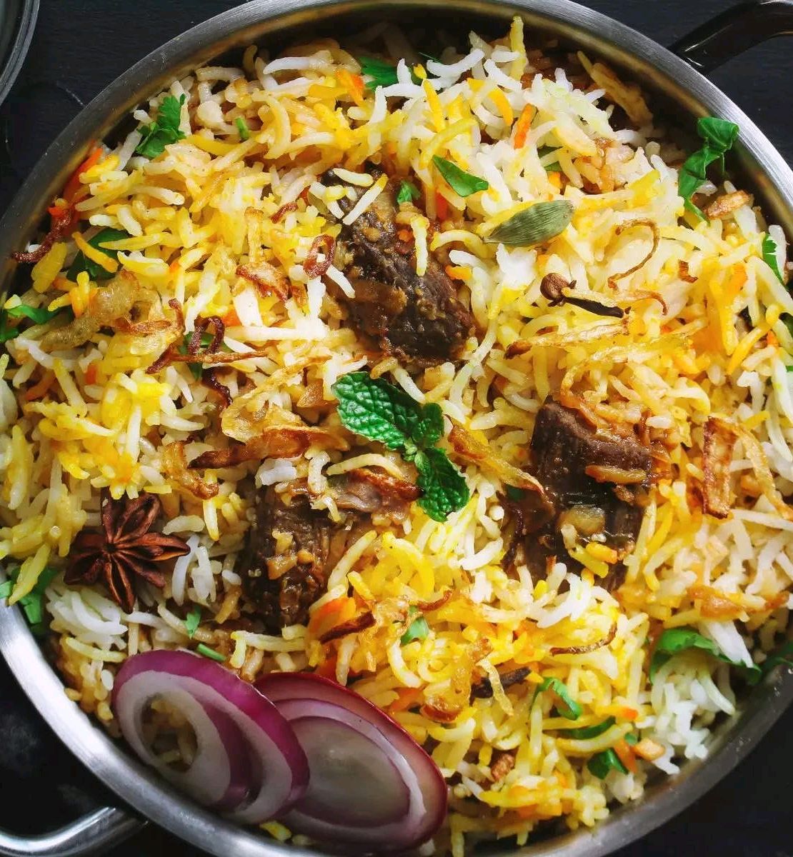 Mutton Biryani Half