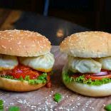 Cheese & Corn Momo Burger