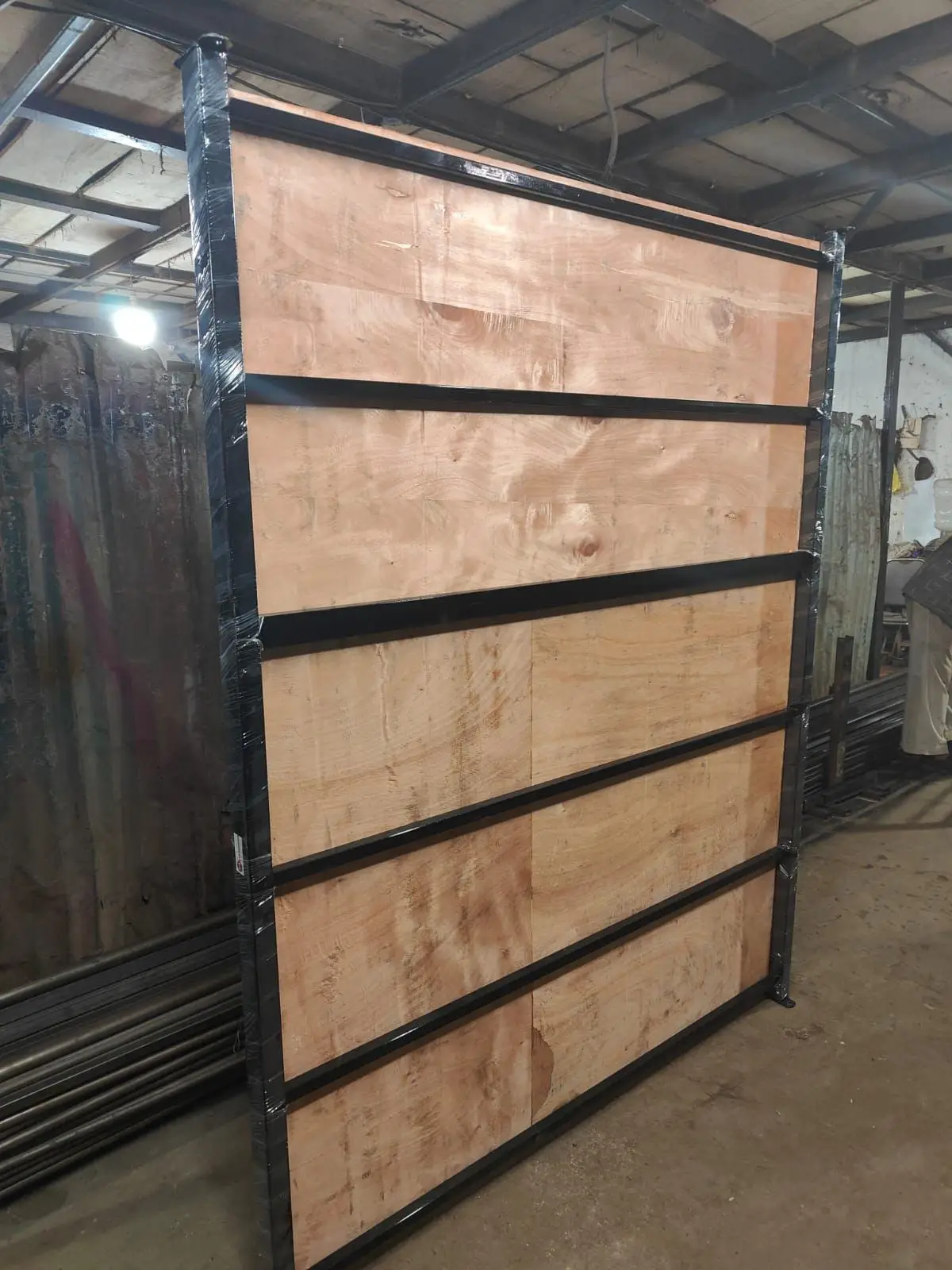 Wrought Iron queen size Bed view 3