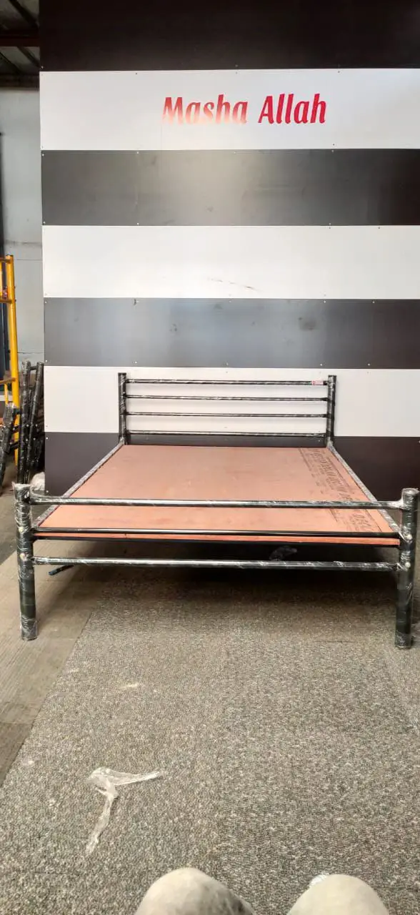Wrought Iron queen size Bed view 4