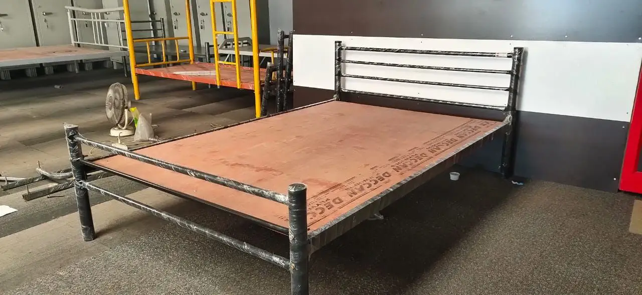 Wrought Iron queen size Bed view 5