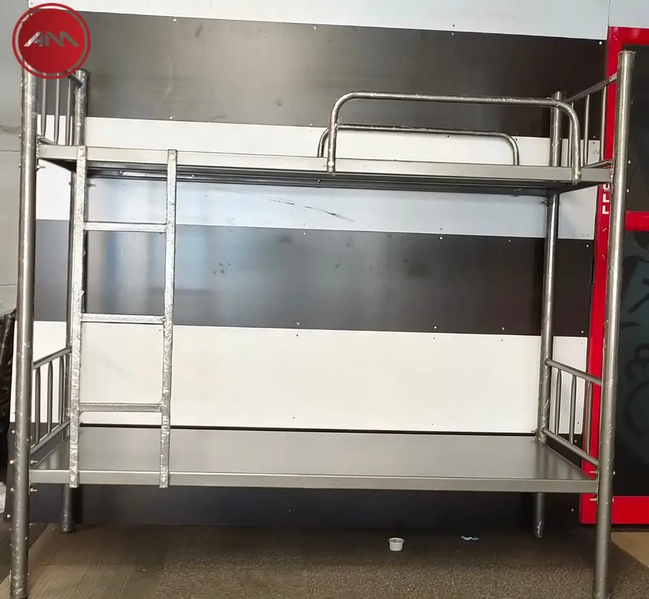 Bunker bed complete metal view 2