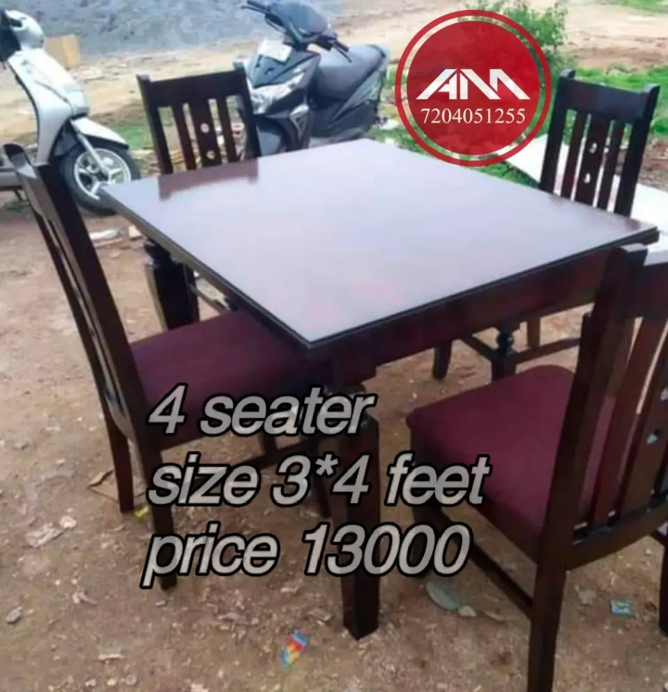 4-Seater Dining Table 9