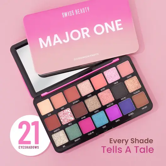 Swiss Beauty Major One Eyeshadow Palette view 5
