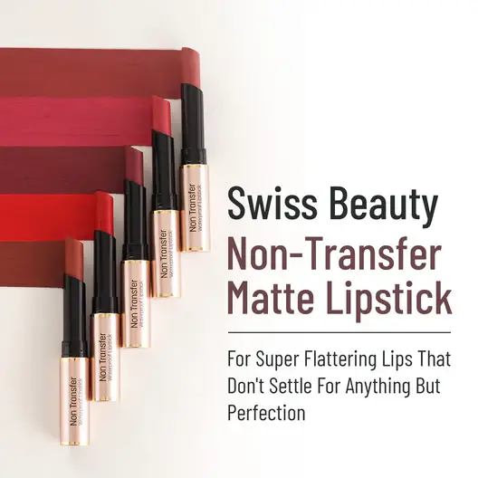 Swiss Beauty Non-Transfer Lipstick view 2