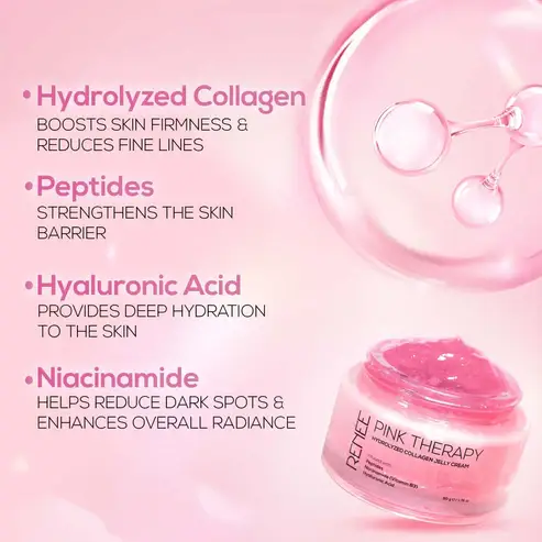 RENEE Pink Therapy Hydrolyzed Collagen Jelly Cream view 3