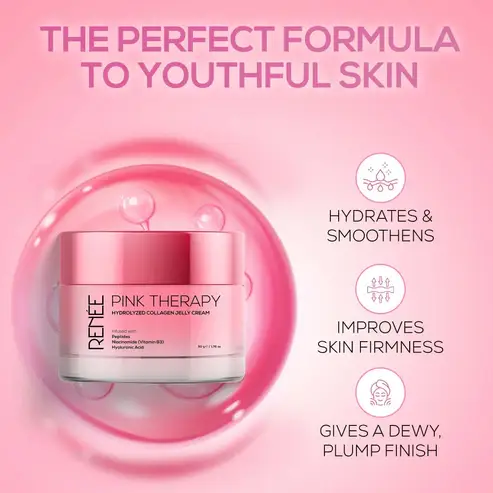 RENEE Pink Therapy Hydrolyzed Collagen Jelly Cream view 5