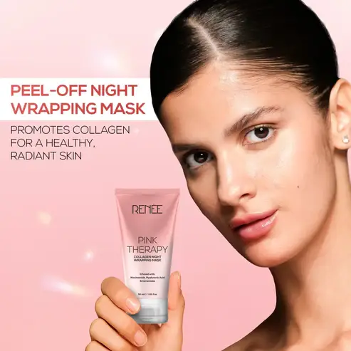 RENEE Pink Therapy Collagen Night Wrapping Mask view 3