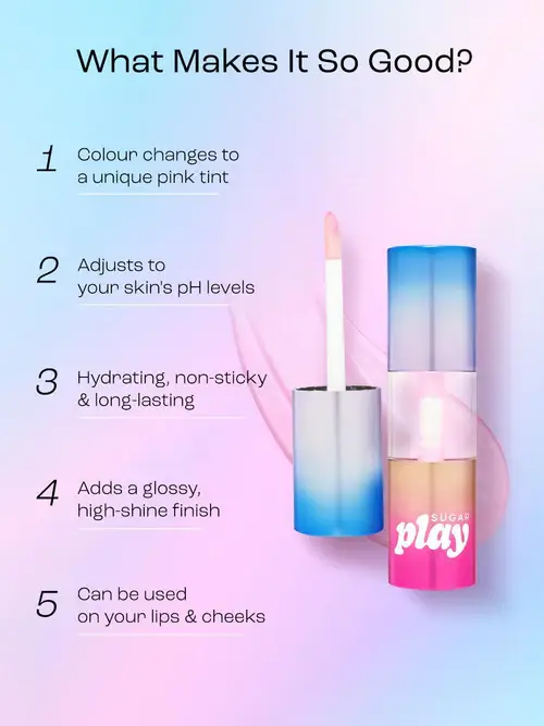 SUGAR Play Mega Hype Colour Changing Lip Oil view 2