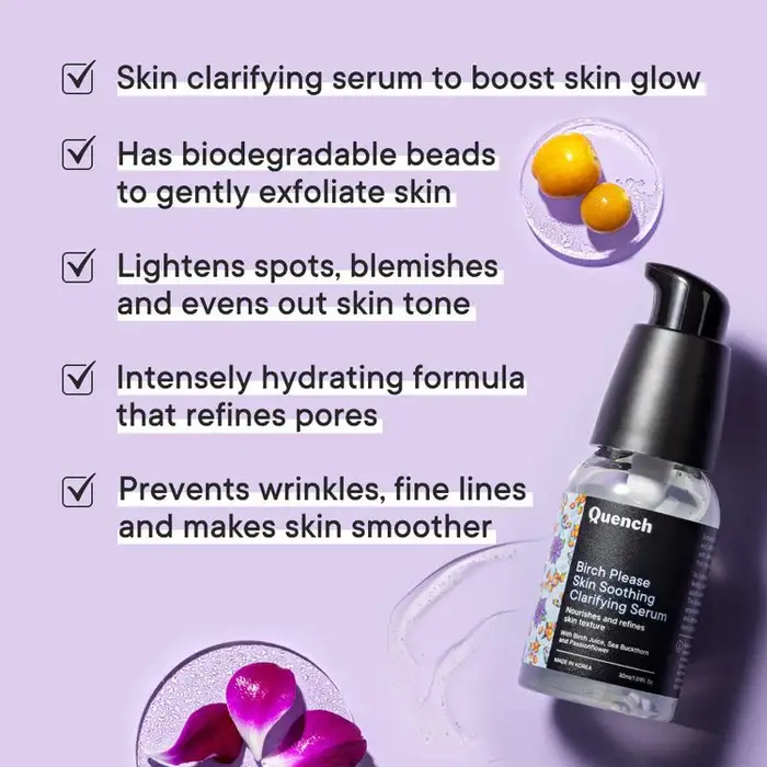 Quench Skin Soothing Clarifying Serum with Birch Juice Enzymes  view 2