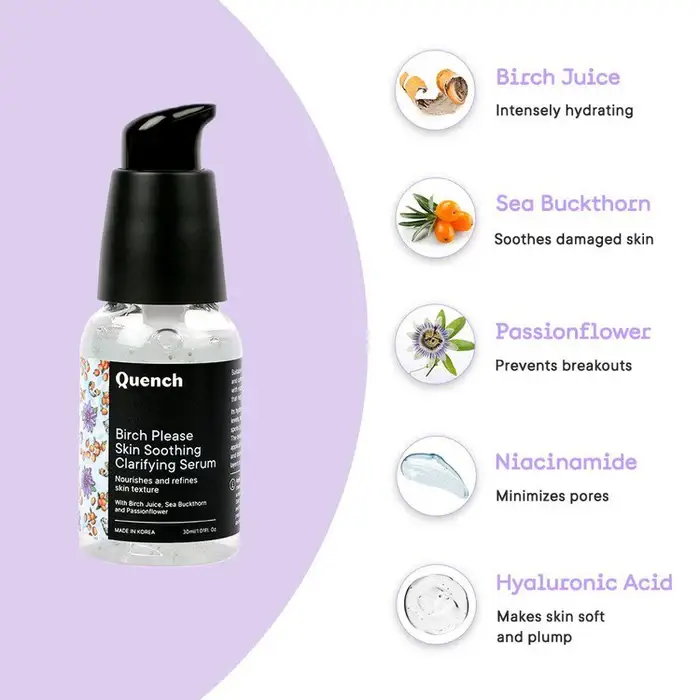 Quench Skin Soothing Clarifying Serum with Birch Juice Enzymes  view 3