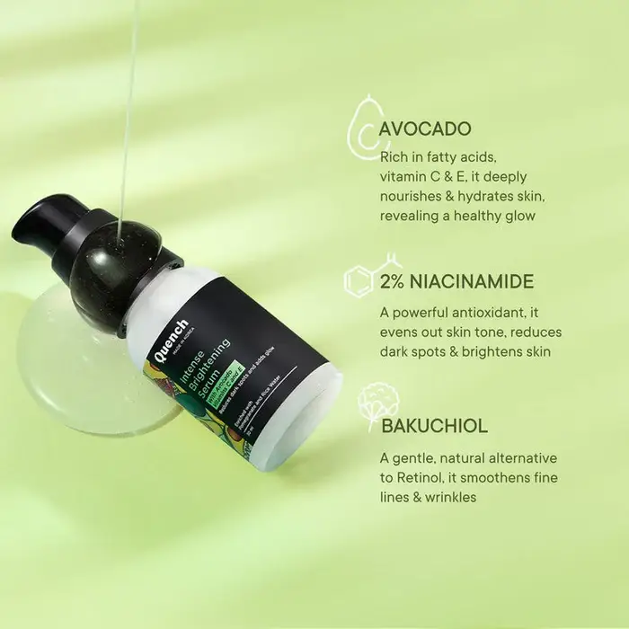 Quench Intense Brightening Serum with 2% Niacinamide & Bakuchiol view 4