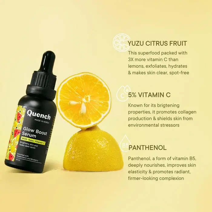Quench Glow Boost Serum with Yuzu Vitamin C view 3