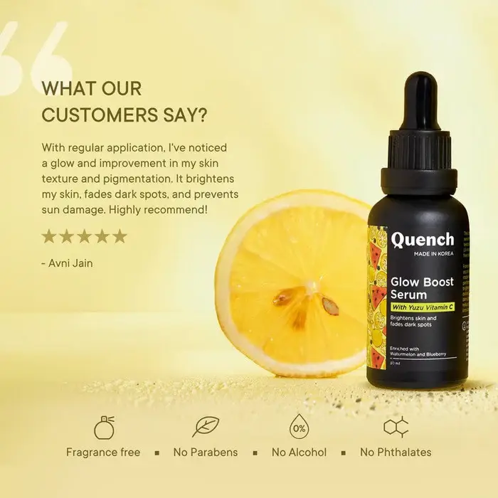 Quench Glow Boost Serum with Yuzu Vitamin C view 5