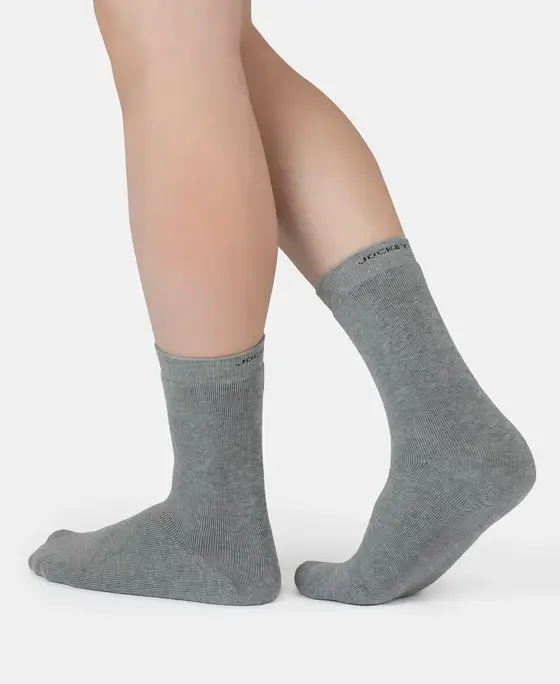 Jockey Microfiber and Compact Cotton Stretch Crew Length Thermal Socks - 7150 view 2