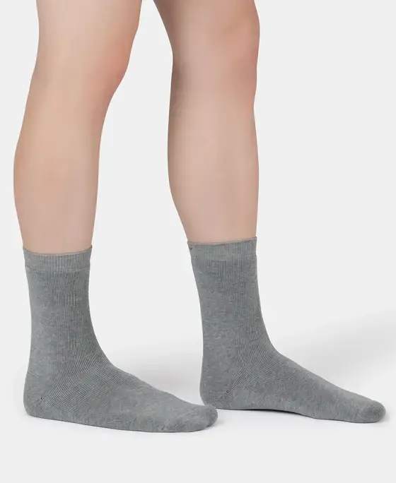 Jockey Microfiber and Compact Cotton Stretch Crew Length Thermal Socks - 7150 view 3