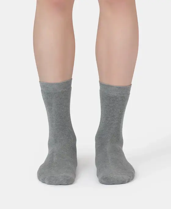 Jockey Microfiber and Compact Cotton Stretch Crew Length Thermal Socks - 7150 view 4