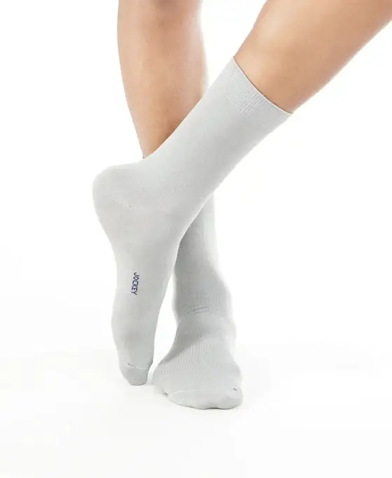 Jockey Mercerized Cotton Elastane Stretch Crew Length Socks view 2
