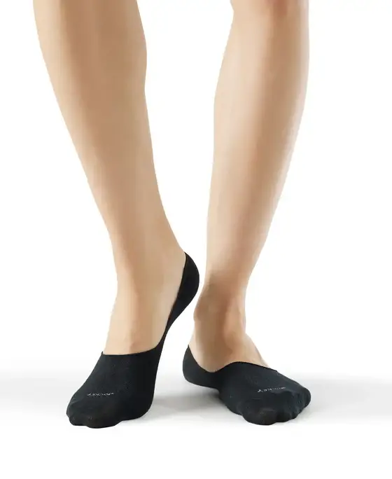Jockey Compact Cotton Elastane Stretch No Show Socks - 7099 (Pack of 2) view 3