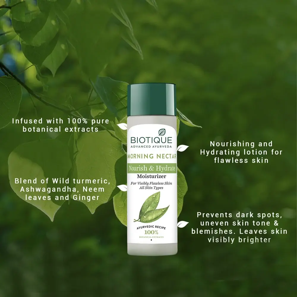 Biotique Morning nectar nourish & hydrate moisturizer view 2