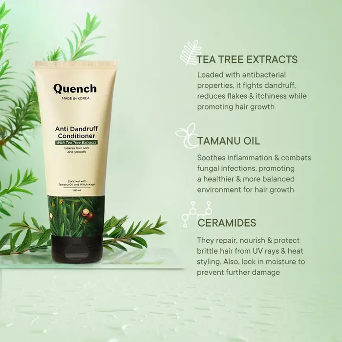 Quench Anti Dandruff Conditioner with Tea Tree Extracts  view 3