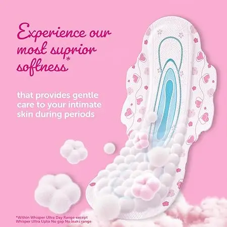 Whisper Ultra Soft Sanitary Pads for Women view 2