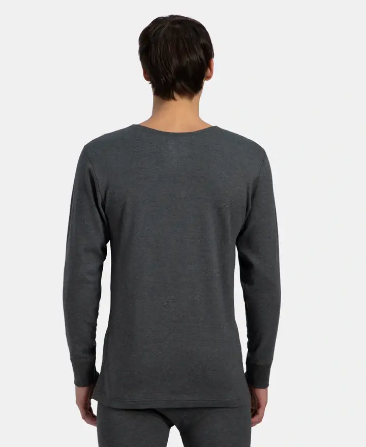 Jockey Men Cotton Rich Brushed Fabric Full Sleeved Thermal Undershirt with StayWarm Technology - 2403 view 2