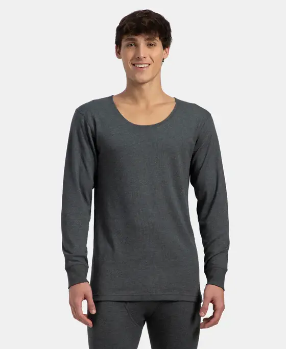 Jockey Men Cotton Rich Brushed Fabric Full Sleeved Thermal Undershirt with StayWarm Technology - 2403 view 4