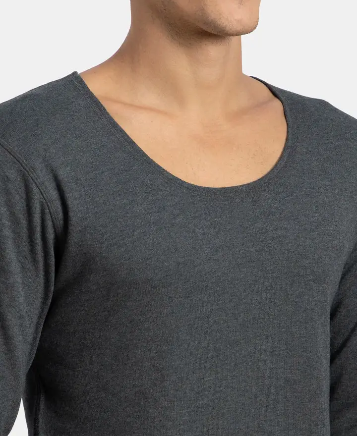 Jockey Men Cotton Rich Brushed Fabric Full Sleeved Thermal Undershirt with StayWarm Technology - 2403 view 5