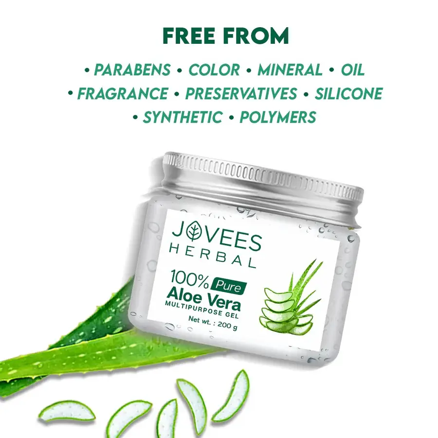 Jovees  100% Pure Aloe Vera Multipurpose Gel For Face, Skin & Hair view 5