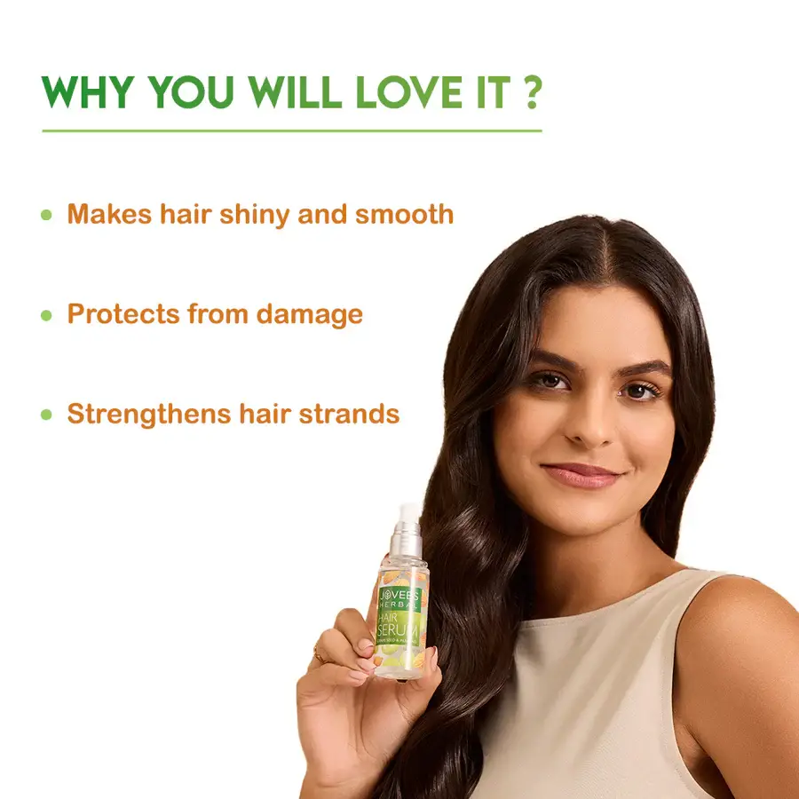 Jovees Hair Serum With Grape Seed & Almond Oil For Frizzy Hair view 2