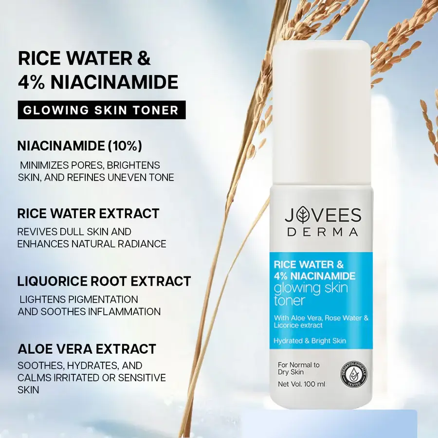 Jovees Derma Rice Water & 4% Niacinamide Toner view 4