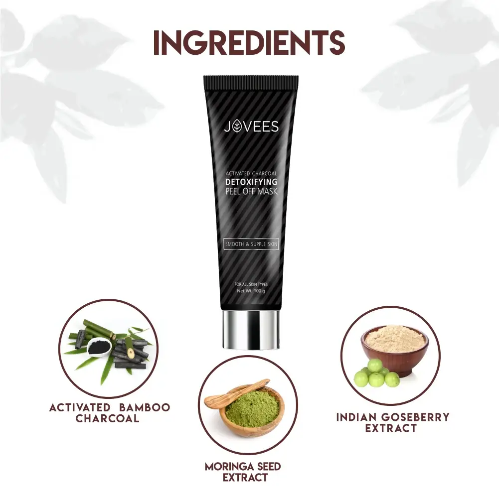 Jovees Activated Charcoal Detoxifying Peel Off Mask  view 2