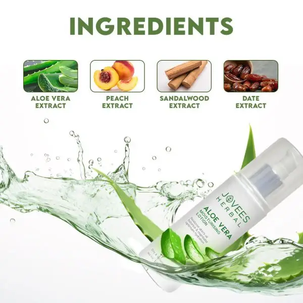 Jovees Aloe Vera Moisturising Lotion With Sandalwood - 200 ml view 3