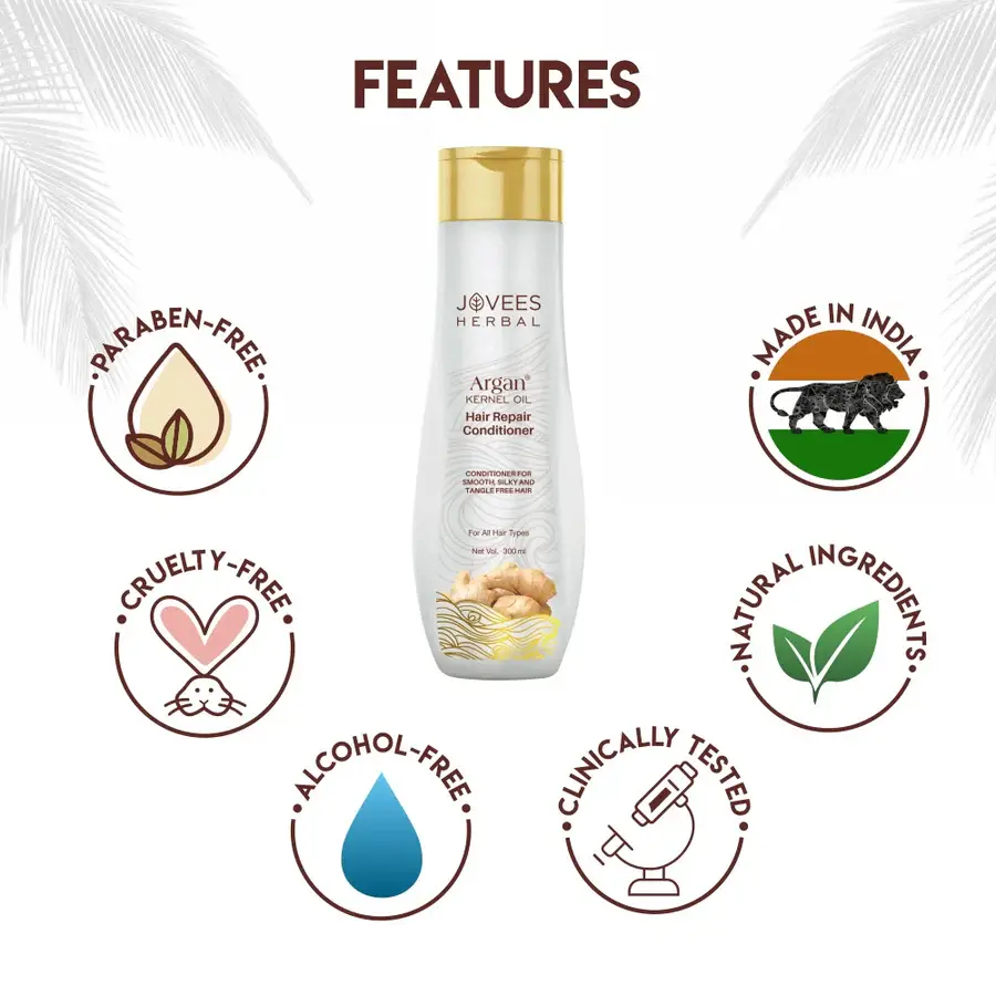 Jovees Argan Kernel Oil Hair Repair Conditioner - 300ml view 4