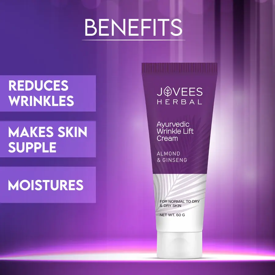 Jovees Ayurvedic Wrinkle Lift Face Cream With Almond & Ginseng view 2