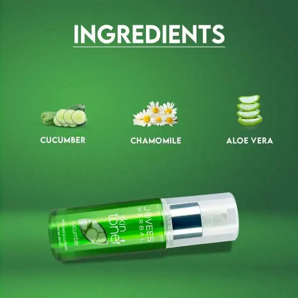 Jovees Cucumber Skin Toner For Glowing And Hydrating Skin view 3