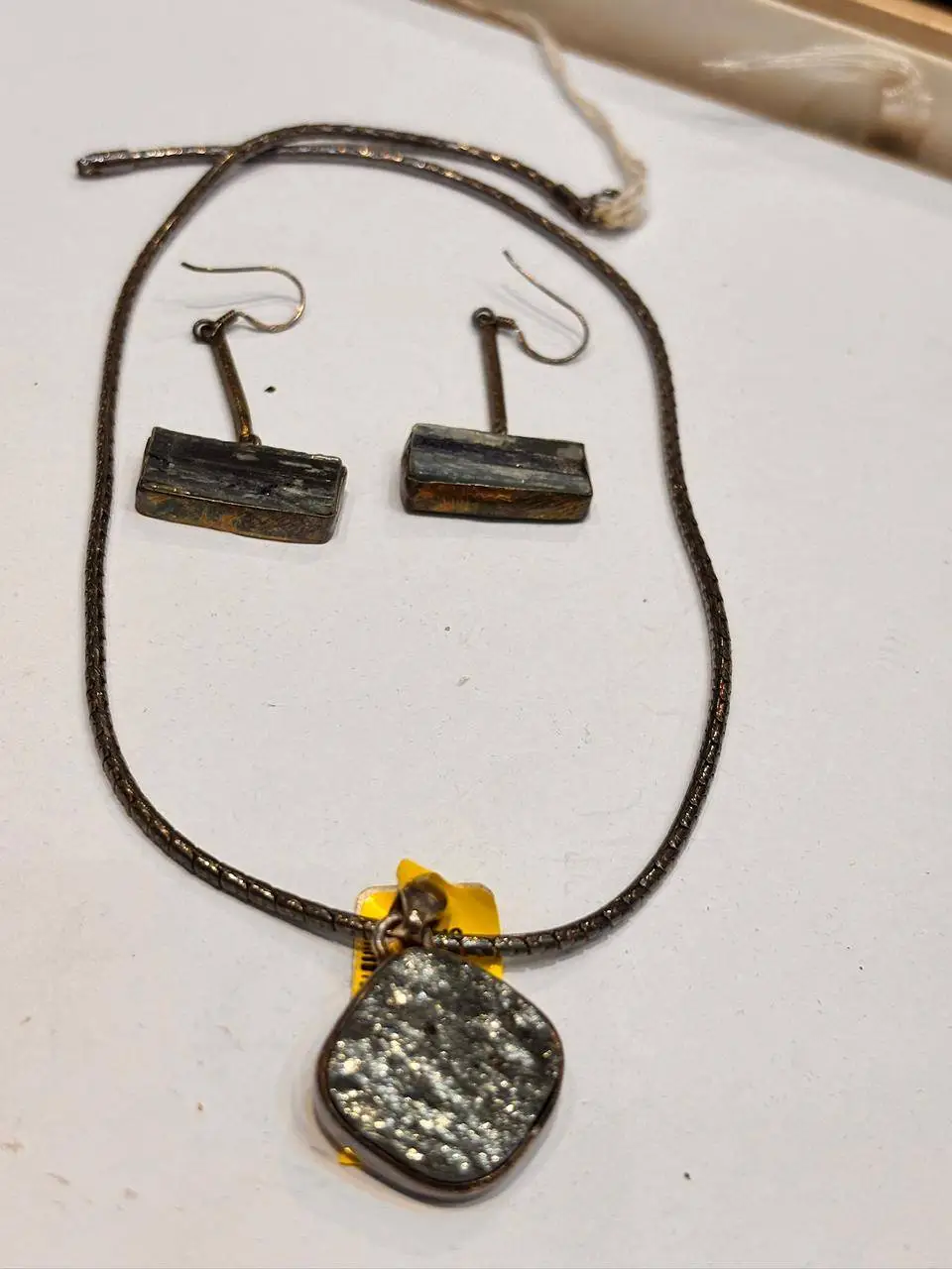Labradorite Necklace and Earring Set view 3