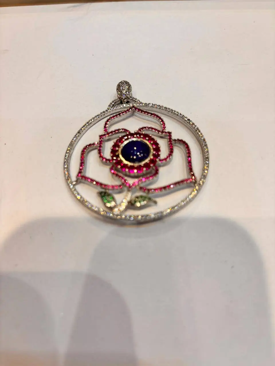 Rose Motif Pendant view 3