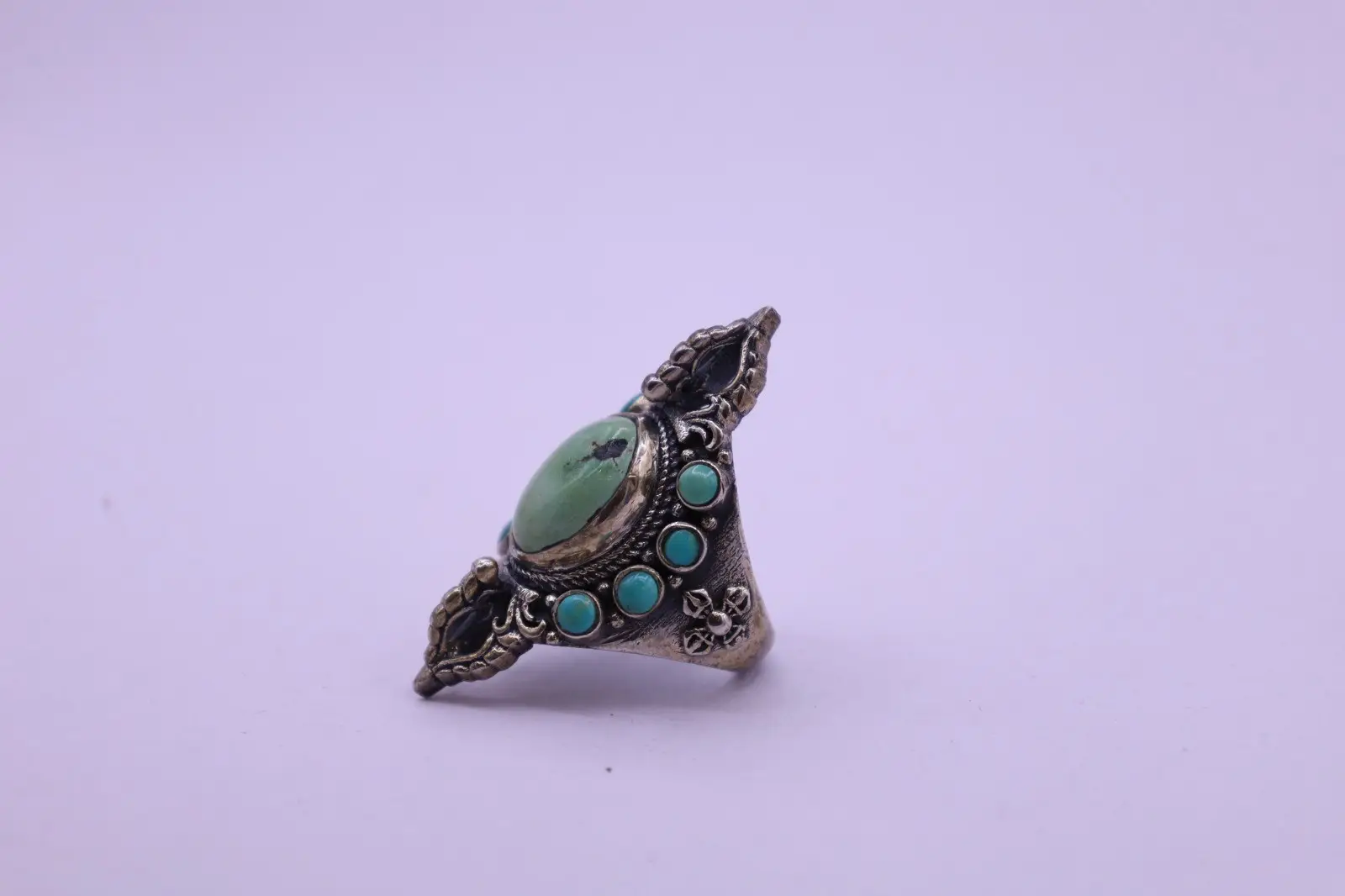 Turquoise Stone Ring view 2