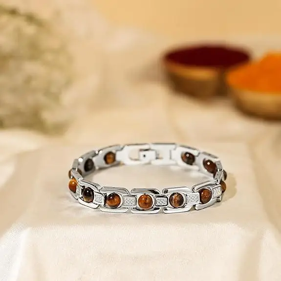 Tiger Eye Stone Bracelet view 4