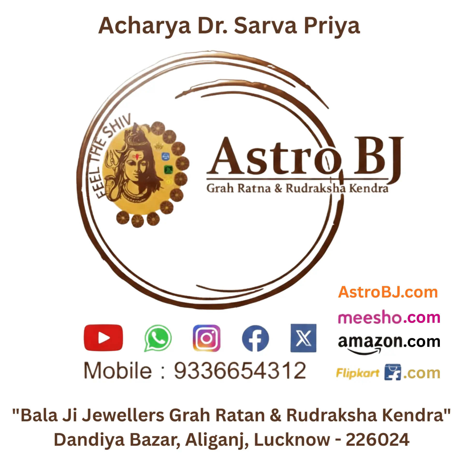 AstroBJ 9 Mukhi Rudraksha Bracelet "Siddh & Energised" A+++ Quality view 5