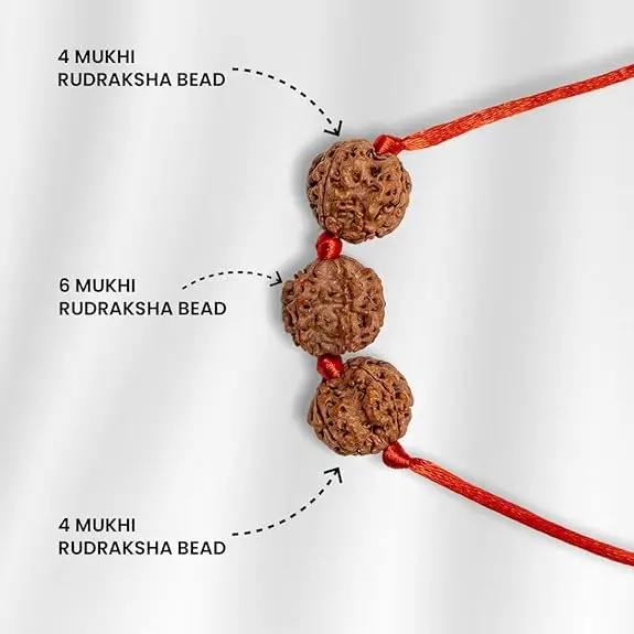 Saraswati Rudraksha Band/ Kavach view 5