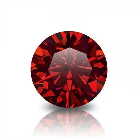 6 Ratti (5.50-5.90 Carat) Red American Diamond (Round Shape Gemstone) | ASTROBJ | Premium Quality view 3
