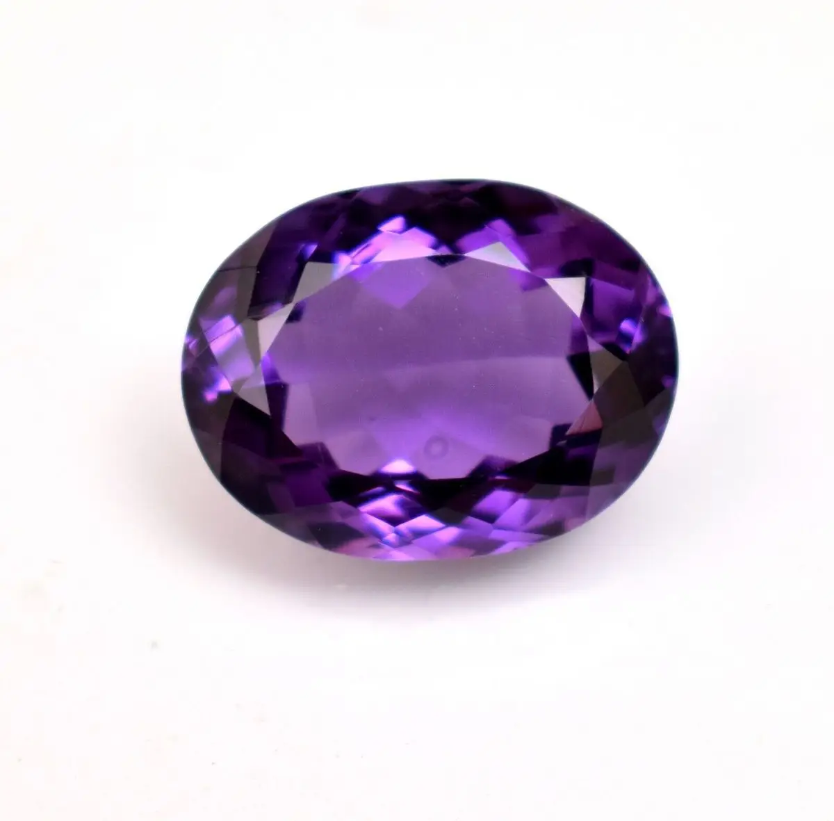 4 Ratti (3.50-4 Carat) Dark Purple/Violet American Diamond Natural Zircon Gemstone (Ovel Shape) | ASTROBJ view 3