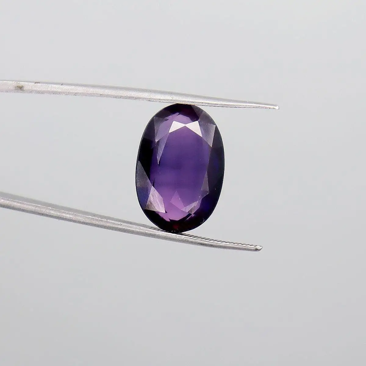 6 Ratti (5.50-5.90 Carat) Dark Purple/Violet American Diamond Natural (Oval Shape Gemstone) | ASTROBJ | Premium Quality view 3