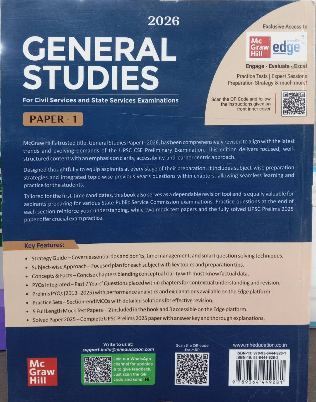 General Studies Paper 1 - McGraw Hill | 9789364449281 view 2