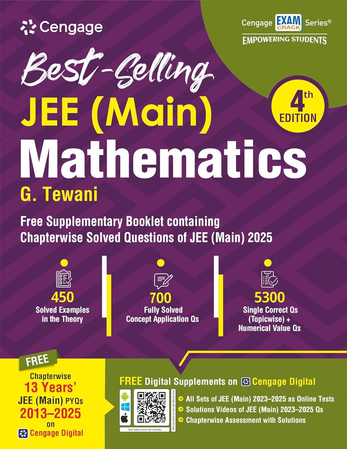 Cengage JEE Main Mathematics by G. Tewani l 9789366604336