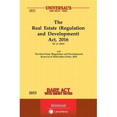 Universals Bare Act R-17 The Real Estate (Regulation and Development) Act, 2016