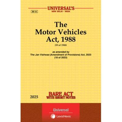 Universals Bare Act M-14 The Motor Vehicles Act, 1988